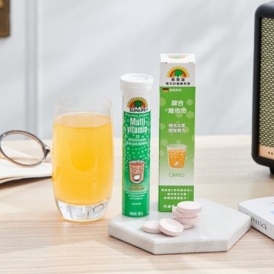 SUNLIFE - SUNLIFE森萊富 綜合維他命發泡錠(橘子口味) 20錠