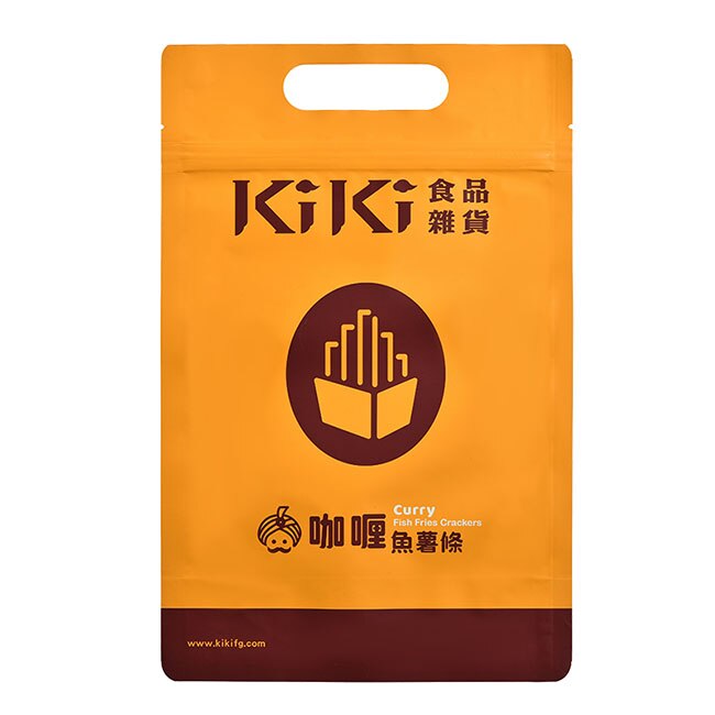 【KIKI食品雜貨】咖哩魚薯條 (80g/袋)5袋