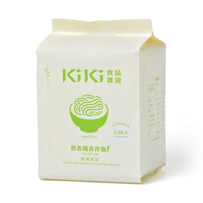 【KIKI食品雜貨】蔥香陽春拌麵 (5包/袋)3袋 舒淇最愛