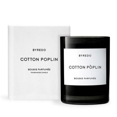 BYREDO BYREDO 純柔絨棉香氛蠟燭 COTTON POPLIN(240g)-國際航空版