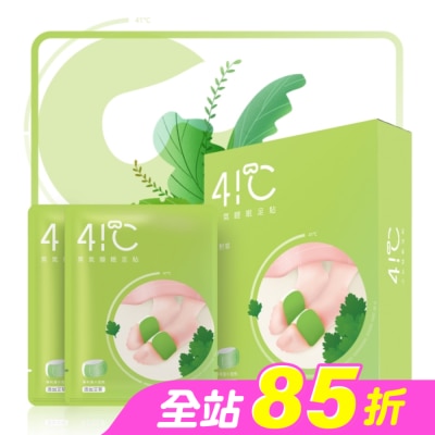 41度C - 41度C蒸氣睡眠足貼5片-艾草