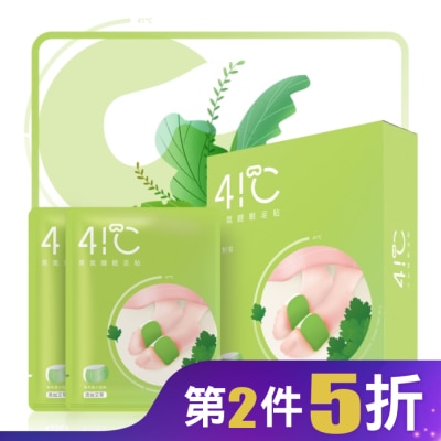 41C 41度C蒸氣睡眠足貼5片-艾草