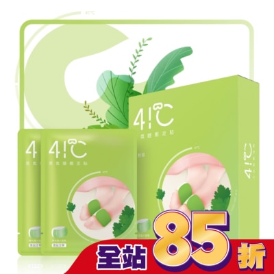 41度C 41度C蒸氣睡眠足貼5片-艾草
