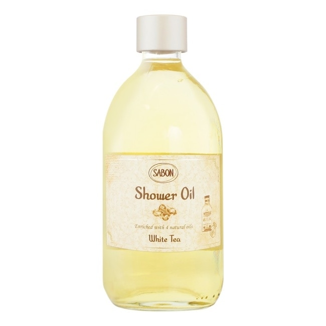 SABON 白茶沐浴油(500ml) 附壓頭_國際航空版