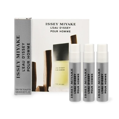 ISSEY MIYAKE 三宅一生 ISSEY MIYAKE 三宅一生 一生之水男性淡香水(0.8ml)X3-隨身針管試香