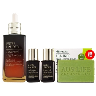 ESTEE LAUDER 雅詩蘭黛特潤超導全方位修護露100ml+15mlx2(贈茶樹美肌皂100g)