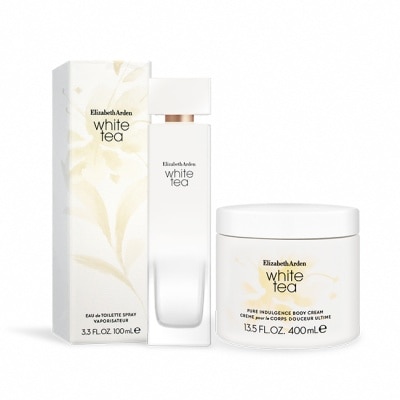 ARDEN ARDEN 雅頓 白茶淡香水(100ml)+舒體霜(400ml)-國際航空版