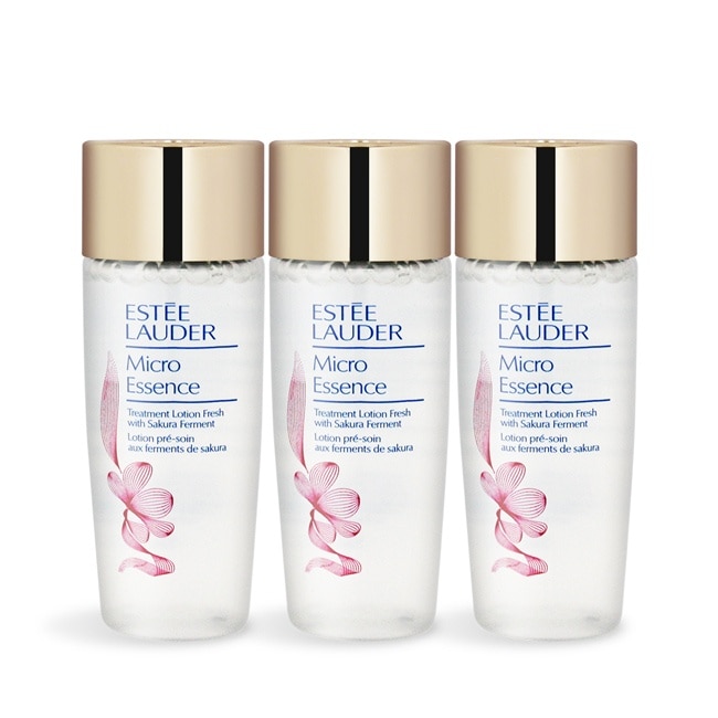 ESTEE LAUDER 雅詩蘭黛 微分子肌底原生露櫻花輕盈版(30ml)X3 新版-專櫃公司貨