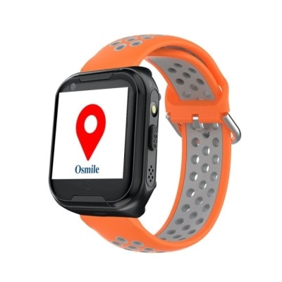 OSMILE 微笑 Osmile ED1000 失智症 GPS 衛星定位手錶福利品-灰橘