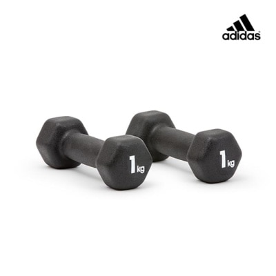 Adidas運動配件 Adidas-六角健身啞鈴(1kg)