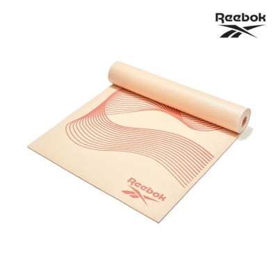 Reebok Reebok-防滑舒適瑜珈墊(流線橘)(4mm)