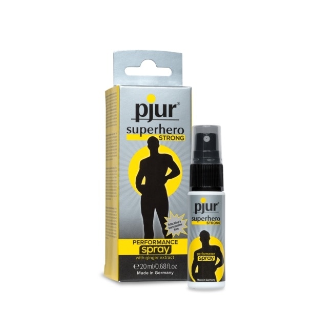 德國pjur 碧宜潤 superhero 超級英雄活力提升強效型噴霧(小黑噴 Pro)20ml