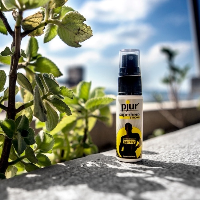 德國pjur 碧宜潤 superhero 超級英雄活力提升強效型噴霧(小黑噴 Pro)20ml
