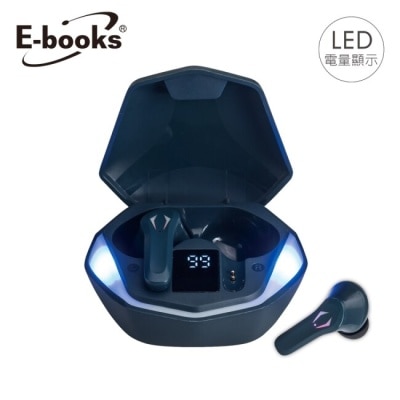 E-BOOKS E-books SS39 電競RGB魔影電量顯示藍牙5.3耳機