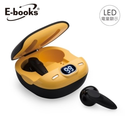E-BOOKS E-books SS38 狂蜂經典款電量顯示藍牙5.3耳機