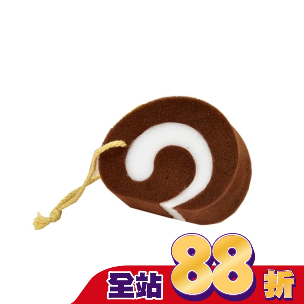 SK3802 烘焙幸福生活-法式生乳捲 沐浴海綿