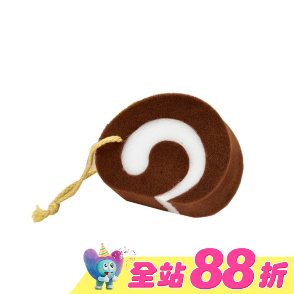 SK3802 烘焙幸福生活-法式生乳捲 沐浴海綿