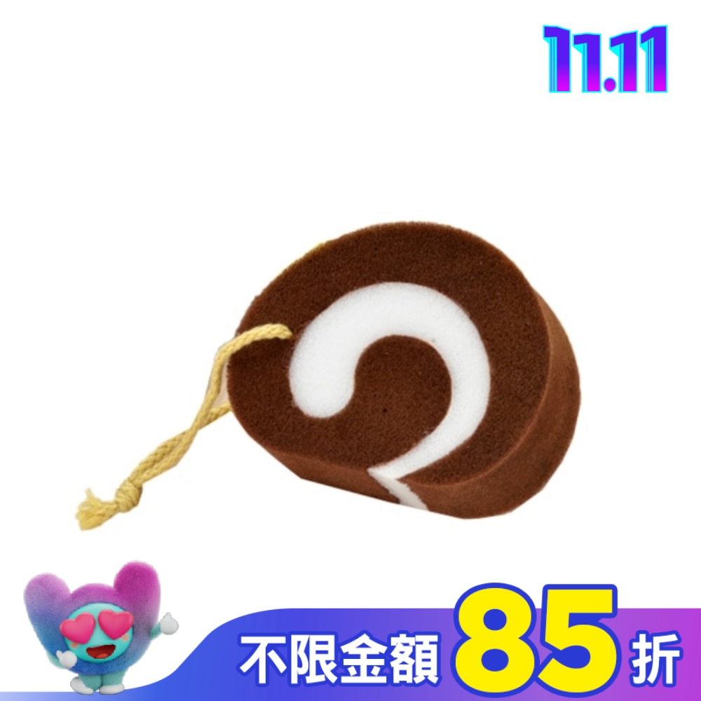 SK3802 烘焙幸福生活-法式生乳捲 沐浴海綿