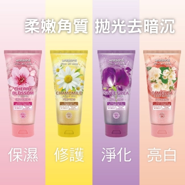 屈臣氏櫻花荷荷巴身體去角質200g image