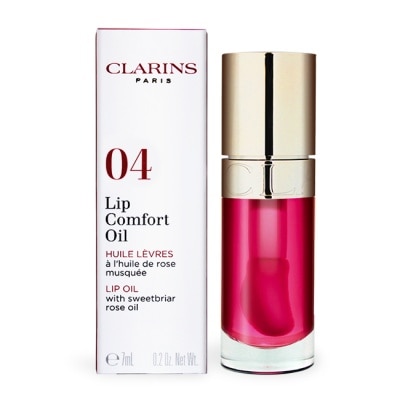 CLARINS CLARINS 克蘭詩 彈潤植萃美唇油#04 糖粉甜心(7ml)-新版-國際航空版