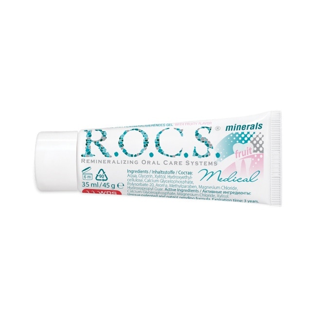 R.O.C.S. 再礦化修護琺瑯質凝膠晚安面膜-甜蜜水果 45g