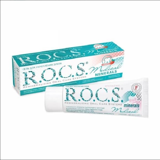 R.O.C.S. 再礦化修護琺瑯質凝膠晚安面膜-甜蜜水果 45g