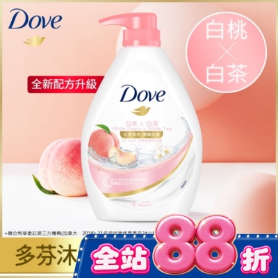Dove 多芬 - 多芬桃悅水透沐浴露900G ( 2023) image