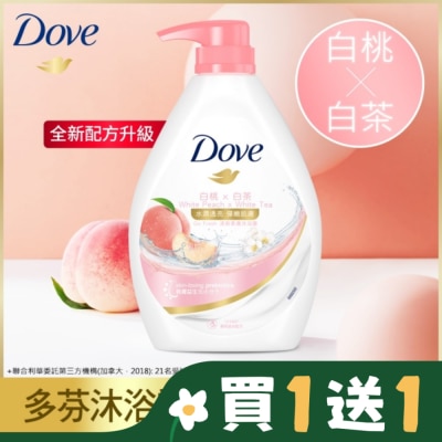 Dove 多芬 多芬桃悅水透沐浴露900G ( 2023)