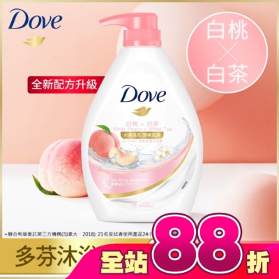 Dove 多芬 - 多芬桃悅水透沐浴露900G ( 2023)