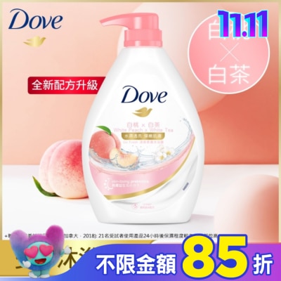 Dove 多芬 多芬桃悅水透沐浴露900G ( 2023)