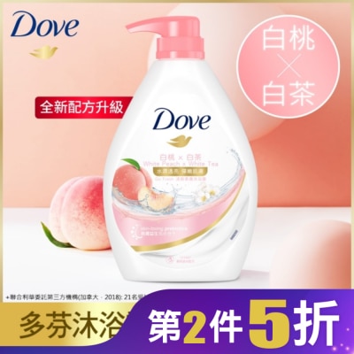 Dove 多芬 多芬桃悅水透沐浴露900G ( 2023)