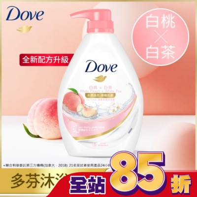 Dove 多芬 多芬桃悅水透沐浴露900G ( 2023)