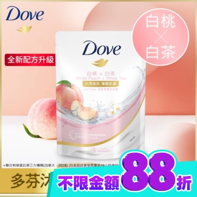 Dove 多芬 多芬桃悅水透沐浴露 補充包 580G( 2023) image