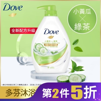 Dove 多芬 多芬清爽水嫩沐浴露  900G( 2023)