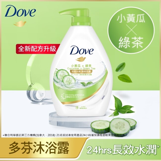 多芬清爽水嫩沐浴露  900G( 2023)