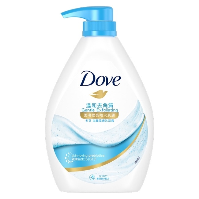 Dove 多芬 多芬滋養柔膚沐浴露 溫和去角質 900g( 2023)