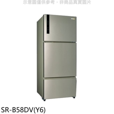 SAMPO 聲寶 聲寶【SR-B58DV(Y6)】580公升三門變頻冰箱香檳銀
