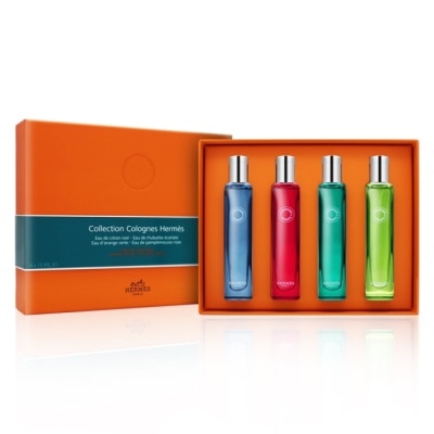 HERMES Hermes愛馬仕 中性古龍水四入禮盒 15*4入