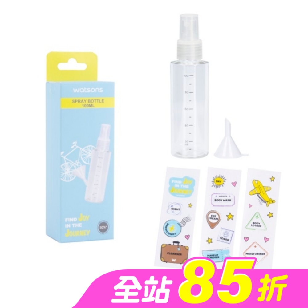 屈臣氏化妝噴瓶100ml 1入(附漏斗)