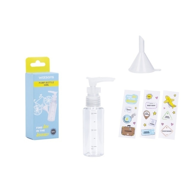 屈臣氏化妝壓瓶50ml 1入(附漏斗) image