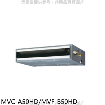 MIDEA美的 美的【MVC-A50HD/MVF-B50HD】變頻冷暖吊隱式分離式冷氣