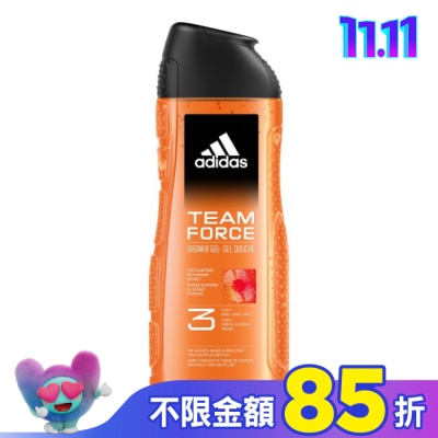 愛迪達 adidas 愛迪達男性三合一潔顏洗髮沐浴露(超越魅力) 400ml