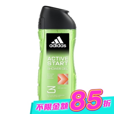 愛迪達 adidas - 愛迪達男性三合一潔顏洗髮沐浴露(能量激活) 250ml image