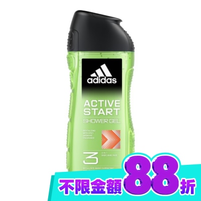 愛迪達 adidas 愛迪達男性三合一潔顏洗髮沐浴露(能量激活) 250ml image