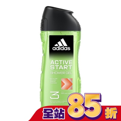 愛迪達 adidas 愛迪達男性三合一潔顏洗髮沐浴露(能量激活) 250ml