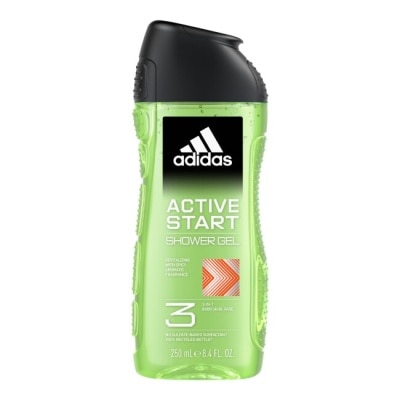 ADIDAS 愛迪達男性三合一潔顏洗髮沐浴露(能量激活) 250ml