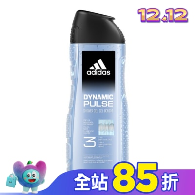 愛迪達 adidas 愛迪達男性三合一潔顏洗髮沐浴露(超越活力) 400ml