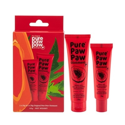 PURE PAW PAW Pure Paw Paw 澳洲神奇萬用木瓜霜經典禮盒組 (原味15g+原味25g)