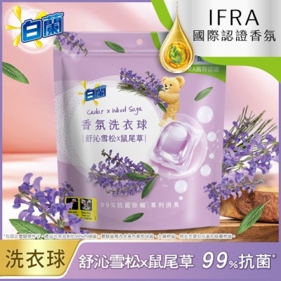 白蘭 - 白蘭香氛洗衣球 舒沁雪松x鼠尾草 230G