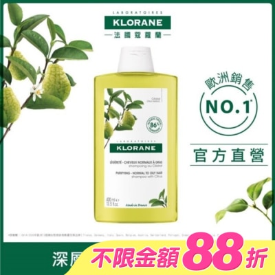 KLORANE蔻蘿蘭 - 蔻蘿蘭淨透輕盈洗髮精 400ml